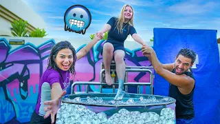 تجاوب غلط تسقط في الماء البارد مع غيث وكارولين 