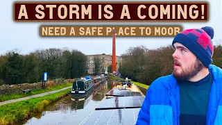 A MASSIVE STORM is on The Way! We NEED to Find Somewhere SAFE to Moor! Macclesfield Canal - 512