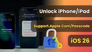Stuck at support apple Lock Screen on iOS 26 4 Ways to Fix 2025 NEW