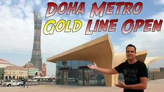 Doha Metro Gold Line Opens – Take the Metro to Villaggio or Souq Waqif! – Qatar Rail