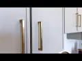 Modern Champagne Bronze Cabinet Handles