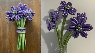 How To Make This Balloon Flower Bouquet