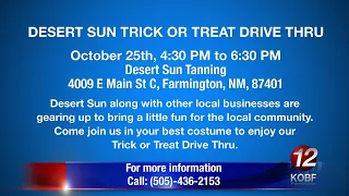 Desert Sun Tanning Trick or Treat Drive Thru