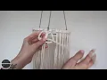 This is the easiest and fastest way Macrame small lampshade