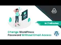 How to reset WordPress password without email id access