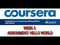 Coursera Python for Everybody EP-3 Assignment Hello World Solution Week 3 Shoeb Solves