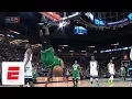 Jaylen Brown suffers scary fall in third quarter of Celtics vs Wolves ESPN