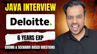 Deloitte Java Interview Questions 6 Years Exp Real Questions Shared by Subscriber