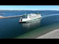 Washington State Ferry Kite Aerial