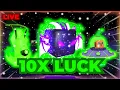 Hatching for the Galactic Dementor with 10x luck in Bubble Gum Simulator