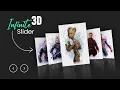 3D infinite Image Slider using CSS Javascript