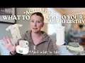 What to actually put on your baby registry and what to take out Newborn Must Haves