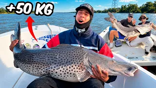 La mejor pesca de nuestras vidas, sacamos un SURUBÍ de más de 50KG en Concordia 🎣