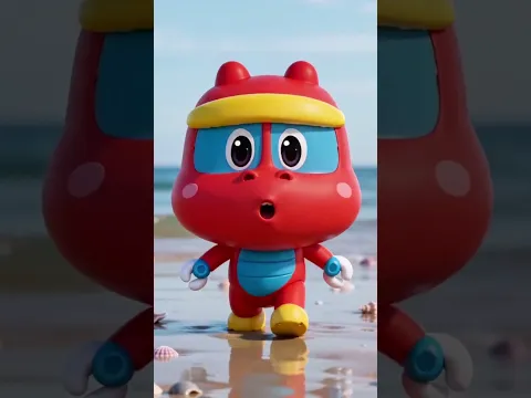Ayo Menari Bersama! 🌊#gogodino #dinosaurus #kartun #shorts #fun #lagu