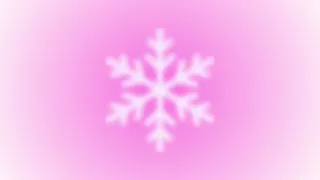 Pastel pink aura snowflake wallpaper soft girly aesthetic winter background loop