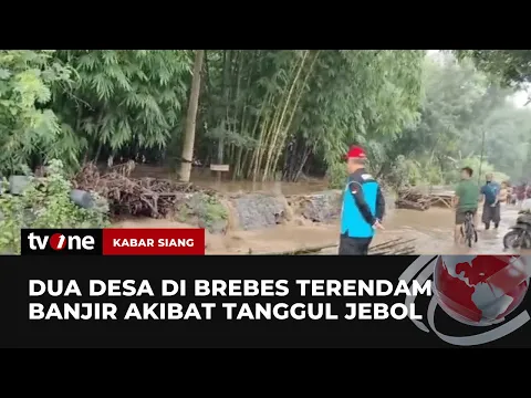 Tanggul Jebol, Ratusan Rumah di Brebes Terendam Banjir