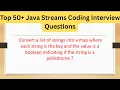 Top 50 Tricky Stream Interview Questions - Convert a list of strings into a map