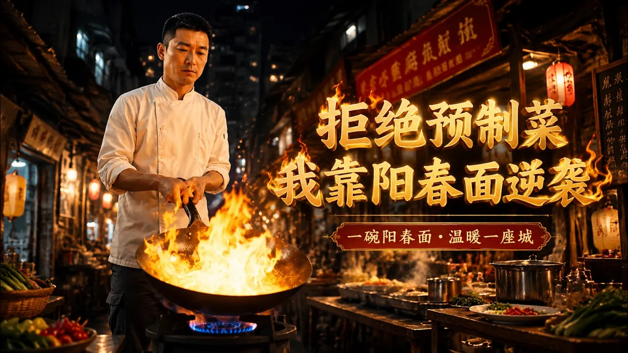 【完结超清】《拒绝预制菜,我靠阳春面逆袭》#最新短劇全集#短劇全集#短劇#熱門短劇#短劇推薦#大陸短劇#AI短剧#初六剧场 poster