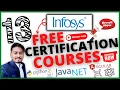 infosys 13 Free Certification Courses Python Java Data Science