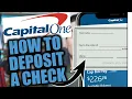 How to Deposit a Check on Capital One App