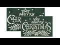LANE LINEN Christmas Green Rugs Extra Absorbent Non Slip Backing 2 Piece 20 x 32 17 x 24