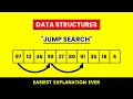 1 3 Jump Search Method Data Structure Algorithms Easiest Explanation Ever