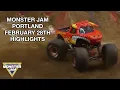 Monster Jam Portland Highlights February 28th 2026 1PM