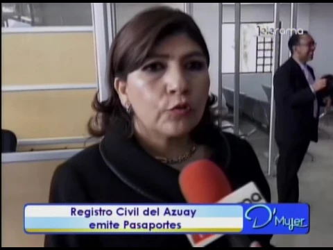 Registro civil del Azuay emite pasaportes