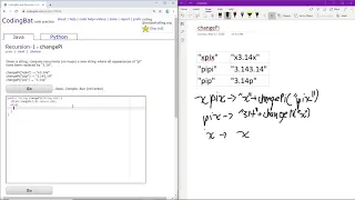 Recursion - 1 changePi Java Solution Codingbat com