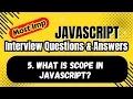 What is Scope in JavaScript Complete Guide with Examples Types Best Practices