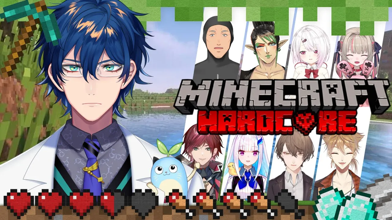 【Minecraft】ヴィンセント家ハードコア忘年会/祖先視点【レオス・ヴィンセント/にじさんじ】