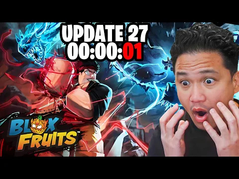 Video Thumbnail: 🔴 BLOX FRUITS UPDATE 27 OFFICIAL COUNTDOWN! + Admin Abuse WAR!