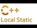 Local Static in C