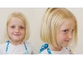 How to Cut little Girls Hair Basic Bob Haircut Short Haircuts for Girls