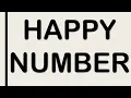 HAPPY NUMBER