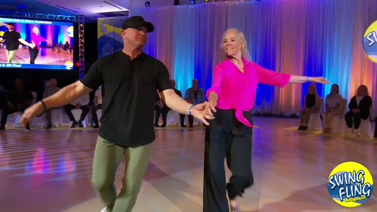 Swing Fling 2023 Masters Jack & Jill Michael Caro & Diana Burkholder