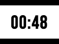 48 Second Timer Without Music Simple Countdown With Alarm At The End