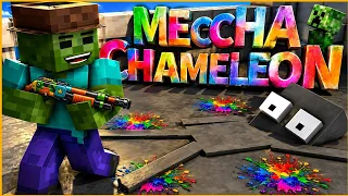 [ Lớp Học Quái Vật ] THỬ THÁCH TRỐN TÌM (MECCHA CHAMELEON) | Minecraft Animation