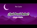 Download Lagu Wisin, Beele - Que Paso Bebe? (Letras / Lyrics)