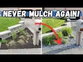 MULCH vs STONE Why I choose to use stone over mulch in some areas