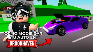 COMO MODIFICAR TU AUTO EN BROOKHAVEN! 😱 - ROBLOX