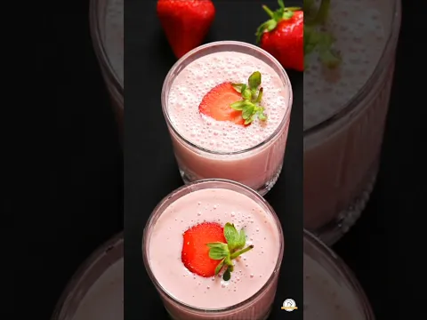 SUGAR FREE PROTEIN SMOOTHIE |BREAKFAST SMOOTHIE in Tamil 😋 |HEALTHY, TASTY & THICK STRAWBERRY SHAKE