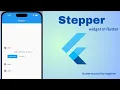 Stepper widget Flutter Tutorial - How To Use Stepper Widget Android and IOS -Learn Flutter