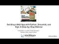 Building a Web App with Python Streamlit and SQL A Step-by-Step Webinar