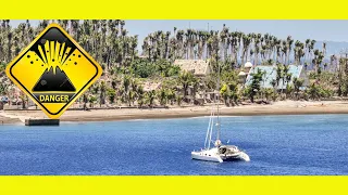 We SAIL our boat to Indonesias most recent  VOLCANO. (Ep 277)