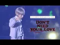 191222 NCT DREAM FANMEETING Don't Need Your Love 런쥔 RENJUN FOCUS 직캠 4K
