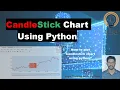 CandleStick Chart using Python Algo Trading with Python Plot Candle Stick chart in Python