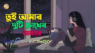tui amar duti chokher tara re lofi version lyrics video 