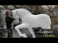 Carving a Life Size Horse from Foam