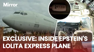 EXCLUSIVE Inside Lolita Express Jeffrey Epstein s private jet found in plane graveyard